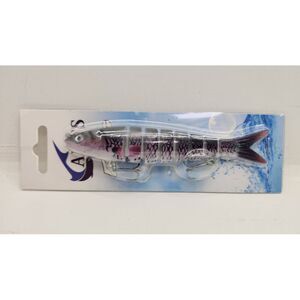 8 Section Multi Jointed Swim Bait Dark‎ Purple